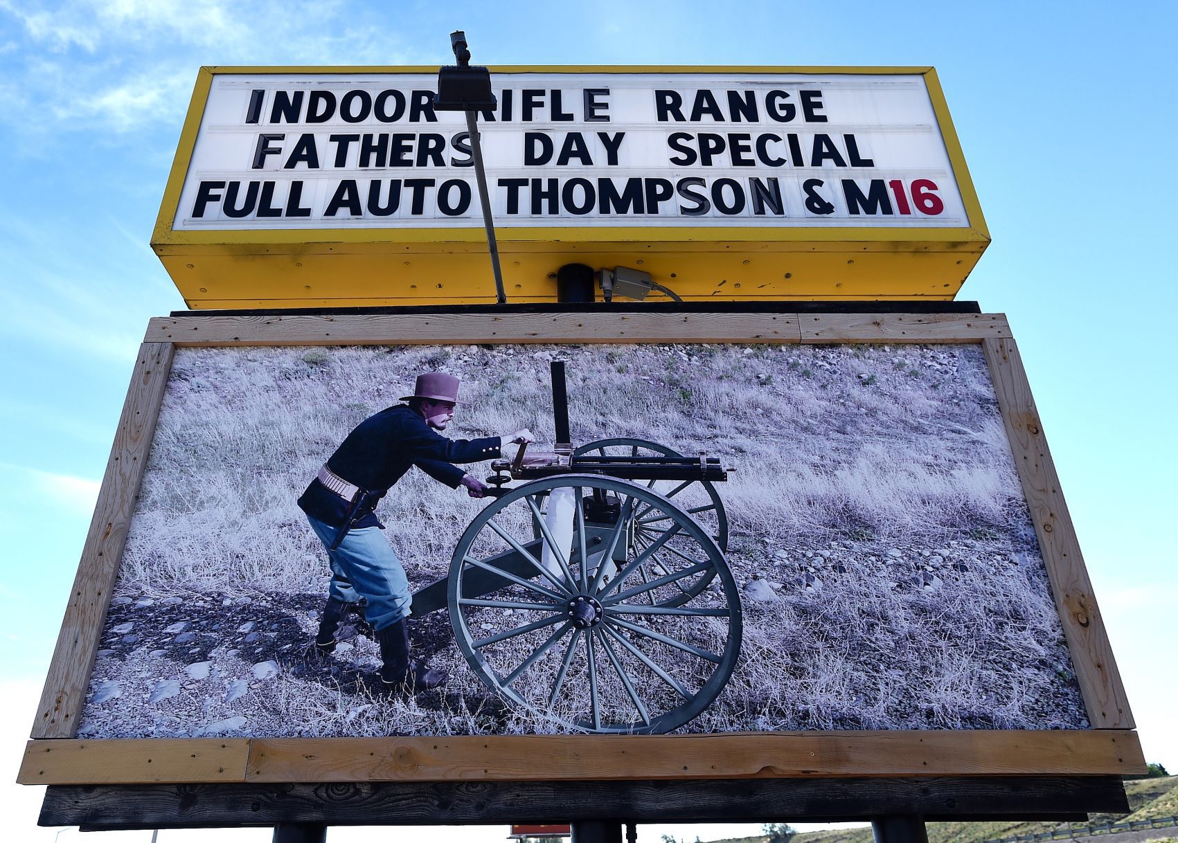 Cody firearms sign